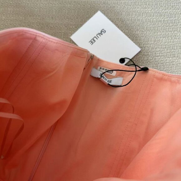 SAU LEE Revolve Teigen Gown Maxi Dress Sz0 Blush Red Ombre Event Party Cocktail - Picture 12 of 16